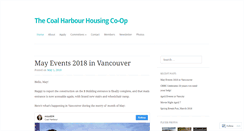 Desktop Screenshot of coalharbourhousingcoop.com